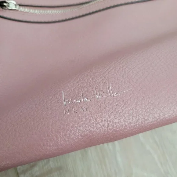 Nicole Miller New York Lavender Shoulder Bag | Beautiful Quality Handbag - Picture 5 of 7